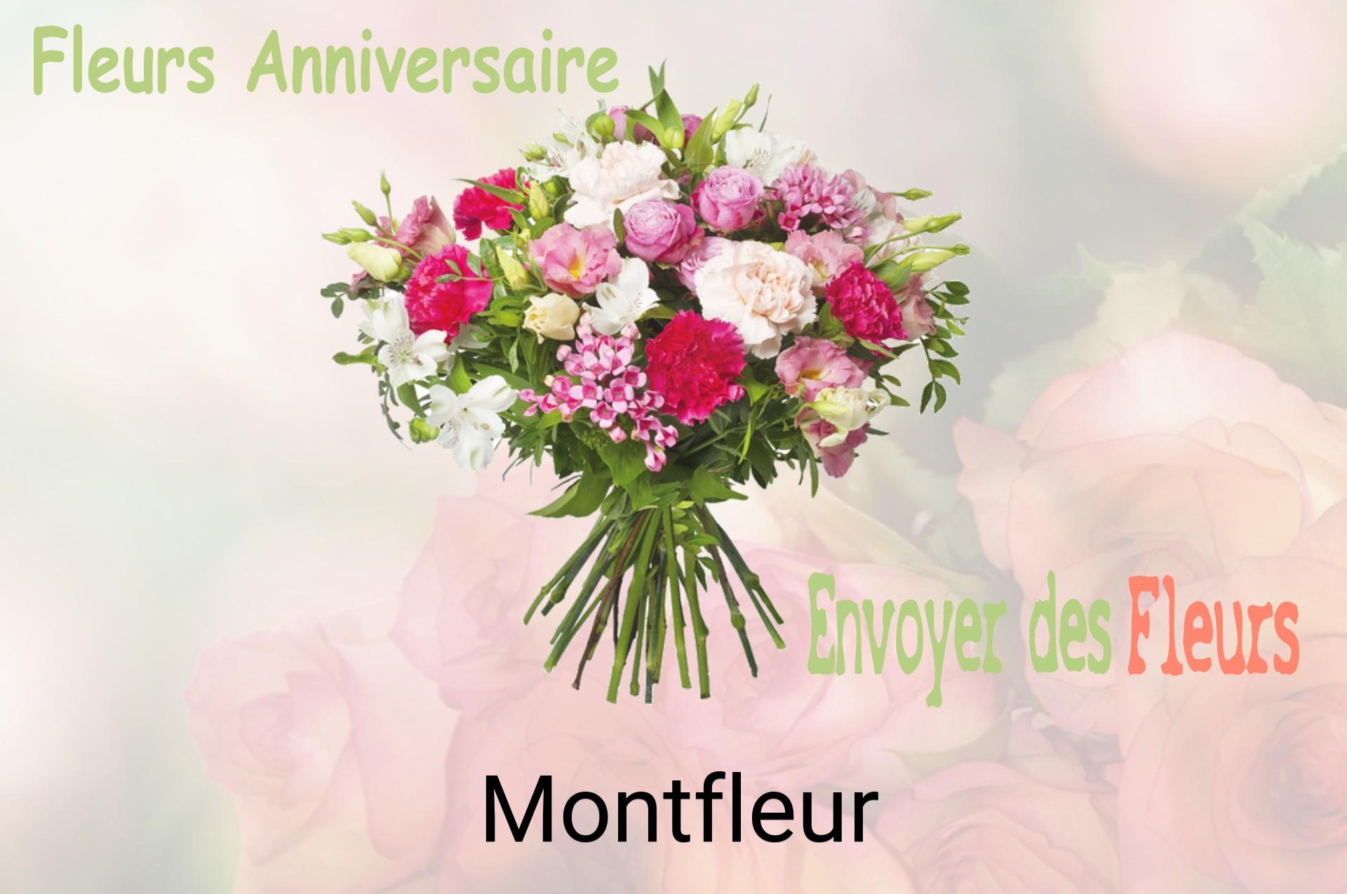 Bouquet de fleurs d’anniversaire livré à Montfleur