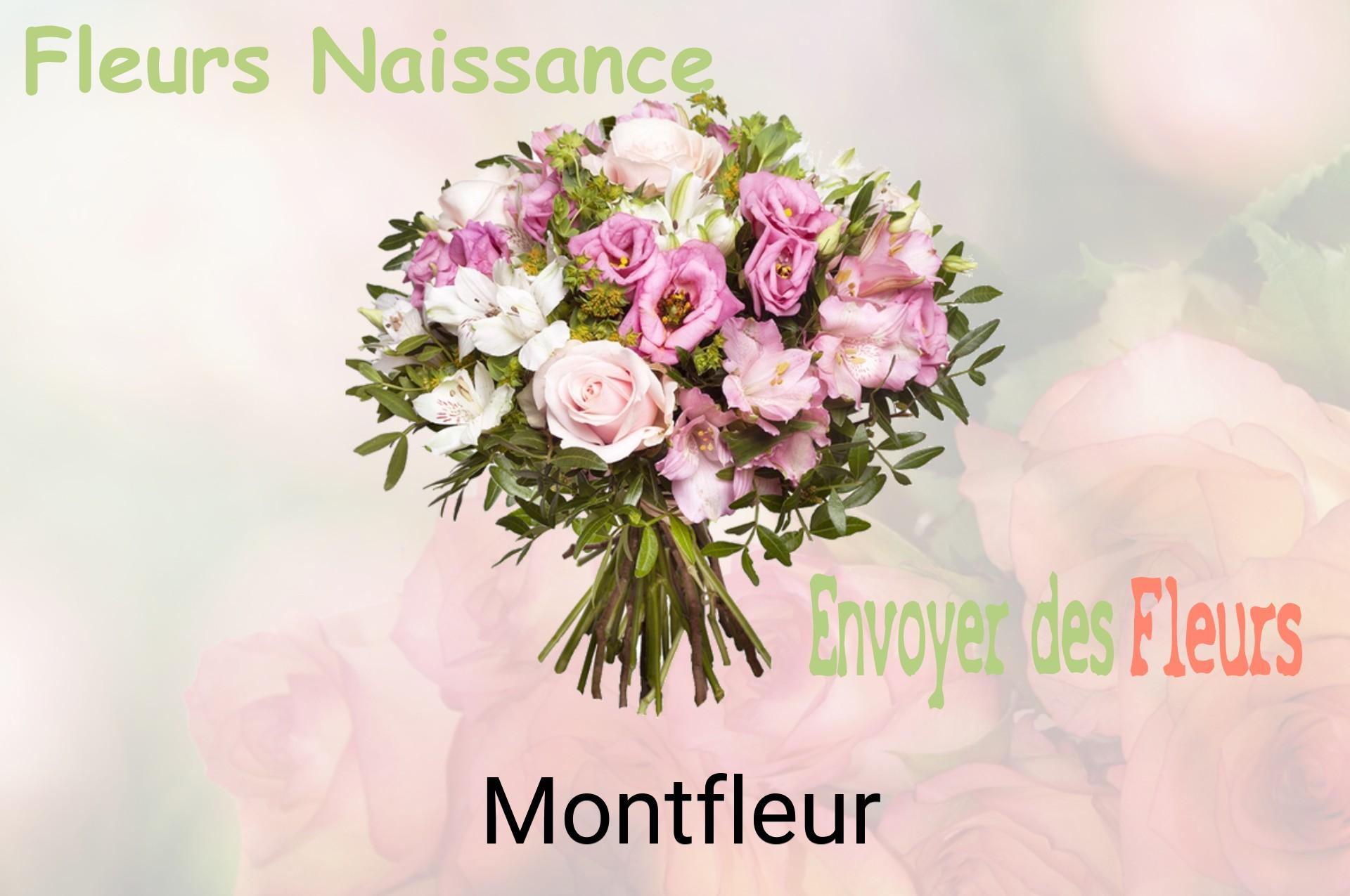 Bouquet de fleurs de naissance livré à Montfleur